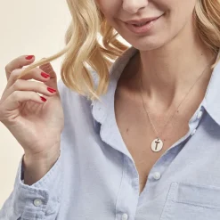 Histoire d'Or Pendentif Elio T Argent Blanc