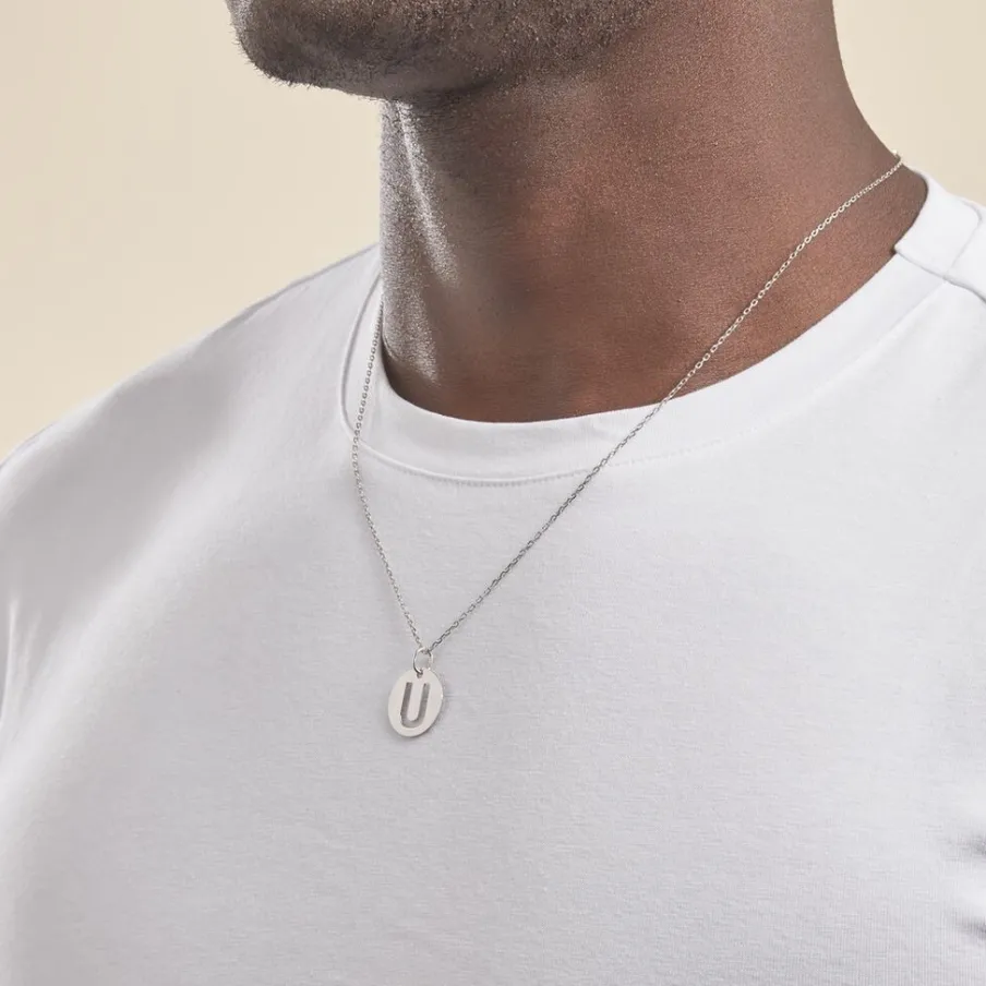 Histoire d'Or Pendentif Elio U Argent Blanc