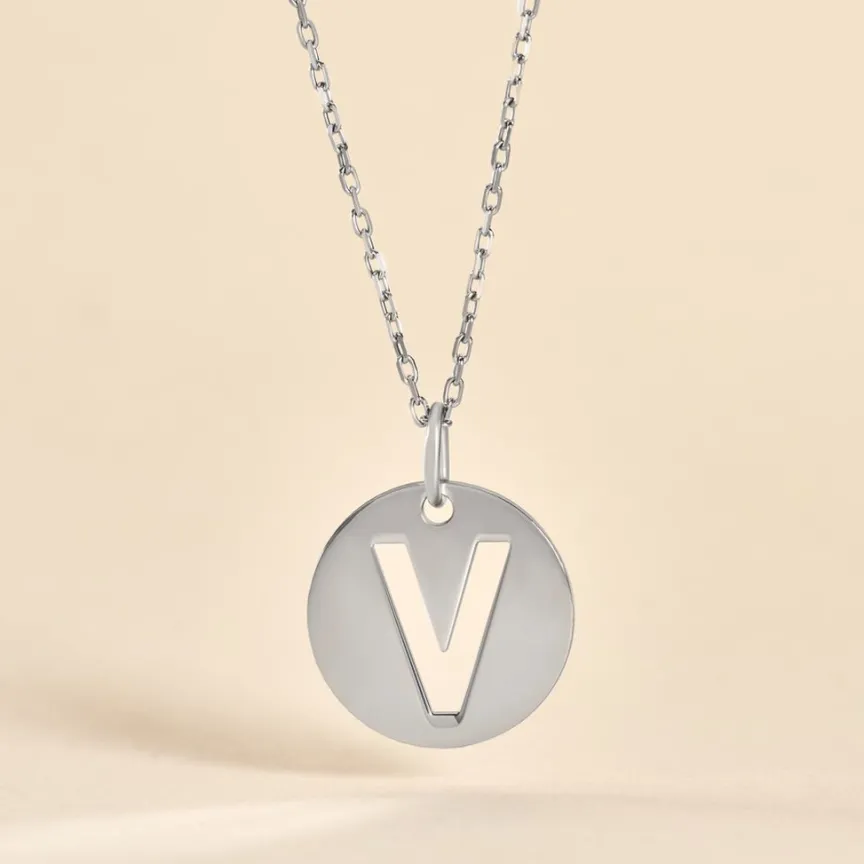 Pendentif Elio V Argent Blanc-Histoire d'Or Online