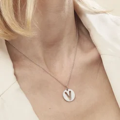 Pendentif Elio V Argent Blanc-Histoire d'Or Online