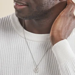 Pendentif Elio V Argent Blanc-Histoire d'Or Online