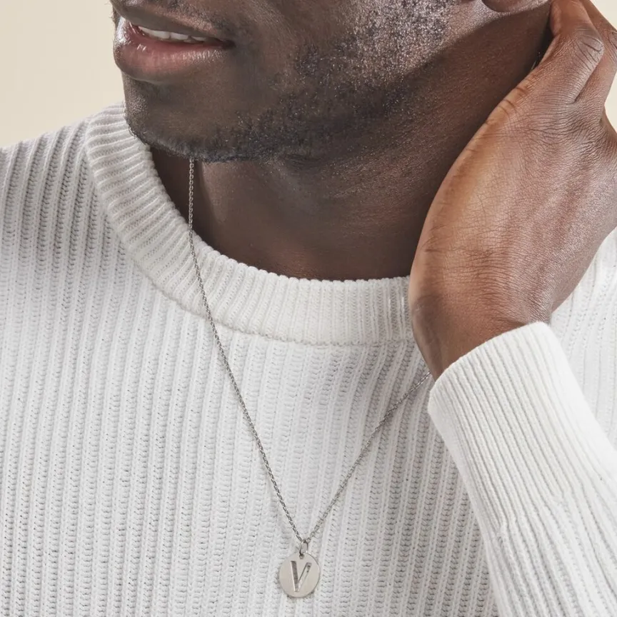 Pendentif Elio V Argent Blanc-Histoire d'Or Online