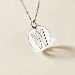 Histoire d'Or Pendentif Elio W Argent Blanc