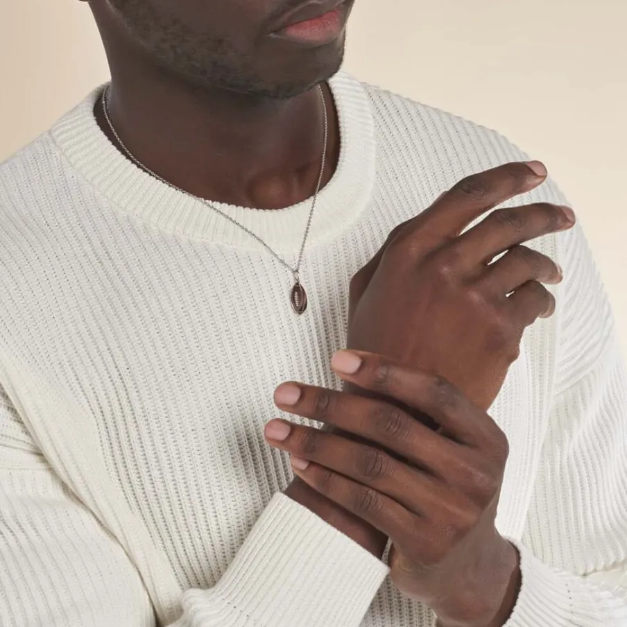 Histoire d'Or Pendentif Elrick Argent Blanc