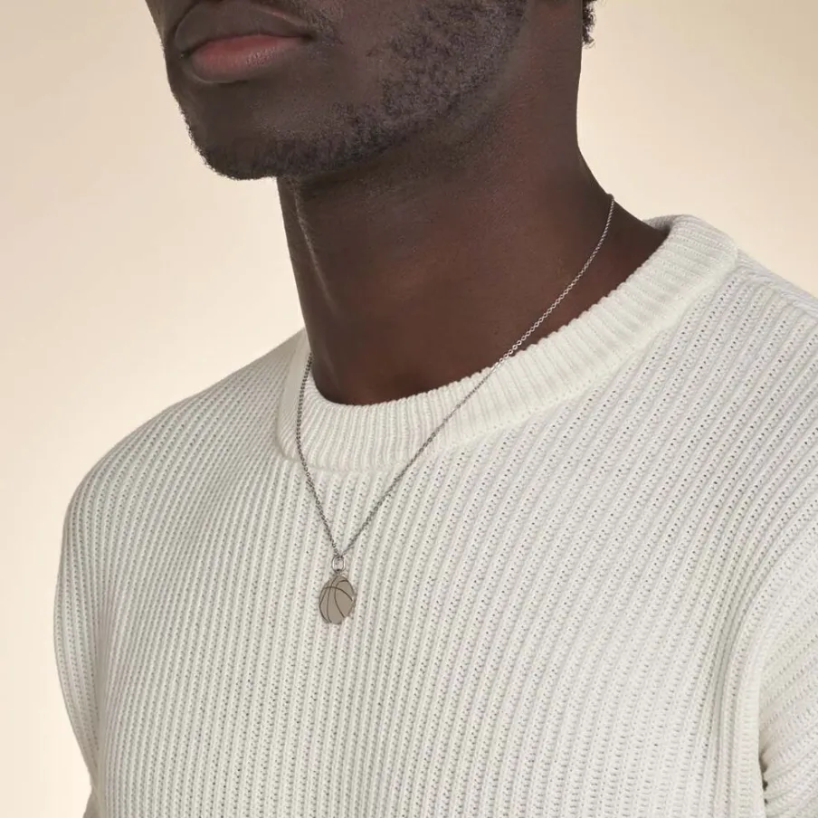 Histoire d'Or Pendentif Elyas Argent Blanc