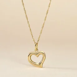 Histoire d'Or Pendentif Eudocie Coeur Bombe Or Jaune