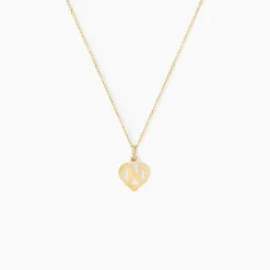 Pendentif Eudocie Coeur Lettre Or Jaune-Histoire d'Or Best