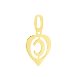 Histoire d'Or Pendentif Eudocie Coeur Lettre Or Jaune