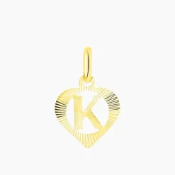 Pendentif Eudocie Coeur Lettre Or Jaune-Histoire d'Or Clearance