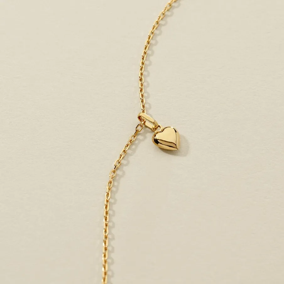 Histoire d'Or Pendentif Eudocie Coeur Lisse Or Jaune