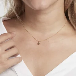 Histoire d'Or Pendentif Eudocie Coeur Lisse Or Jaune