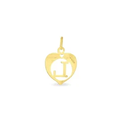 Histoire d'Or Pendentif Eudocie Coeur Lettre Or Jaune