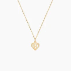 Pendentif Eudocie Coeur Lettre Or Jaune-Histoire d'Or Clearance
