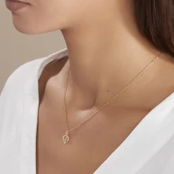 Pendentif Eudocie Coeur Lettre Or Jaune-Histoire d'Or Online