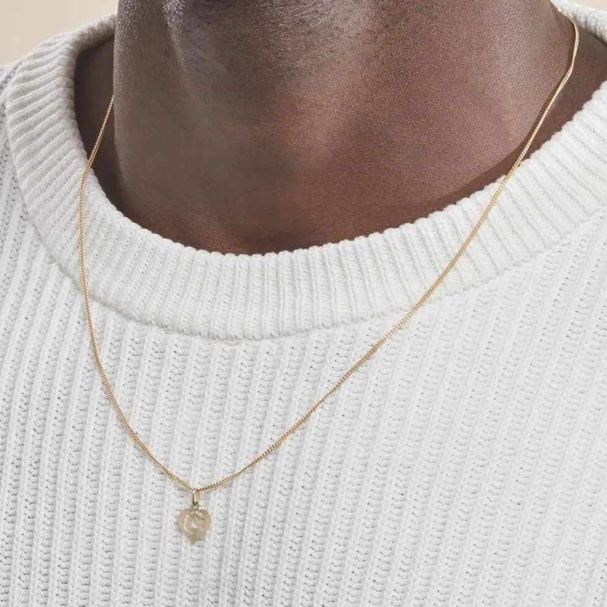 Pendentif Eudocie Coeur Lettre Or Jaune-Histoire d'Or Clearance