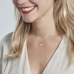 Histoire d'Or Pendentif Eudocie Coeur Message Or Jaune