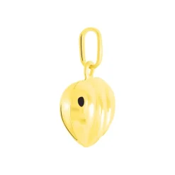 Pendentif Eudocie Coeur Stri Or Jaune-Histoire d'Or New