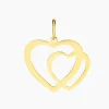 Pendentif Eudocie Coeurs Lisses Or Jaune-Histoire d'Or Best