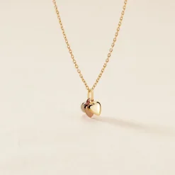 Histoire d'Or Pendentif Eudocie Triple Coeurs Or Tricolore