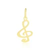 Pendentif Fausta Musique Or Jaune-Histoire d'Or
