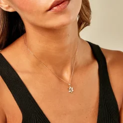 Histoire d'Or Pendentif Faye Or Jaune Oxyde De Zirconium