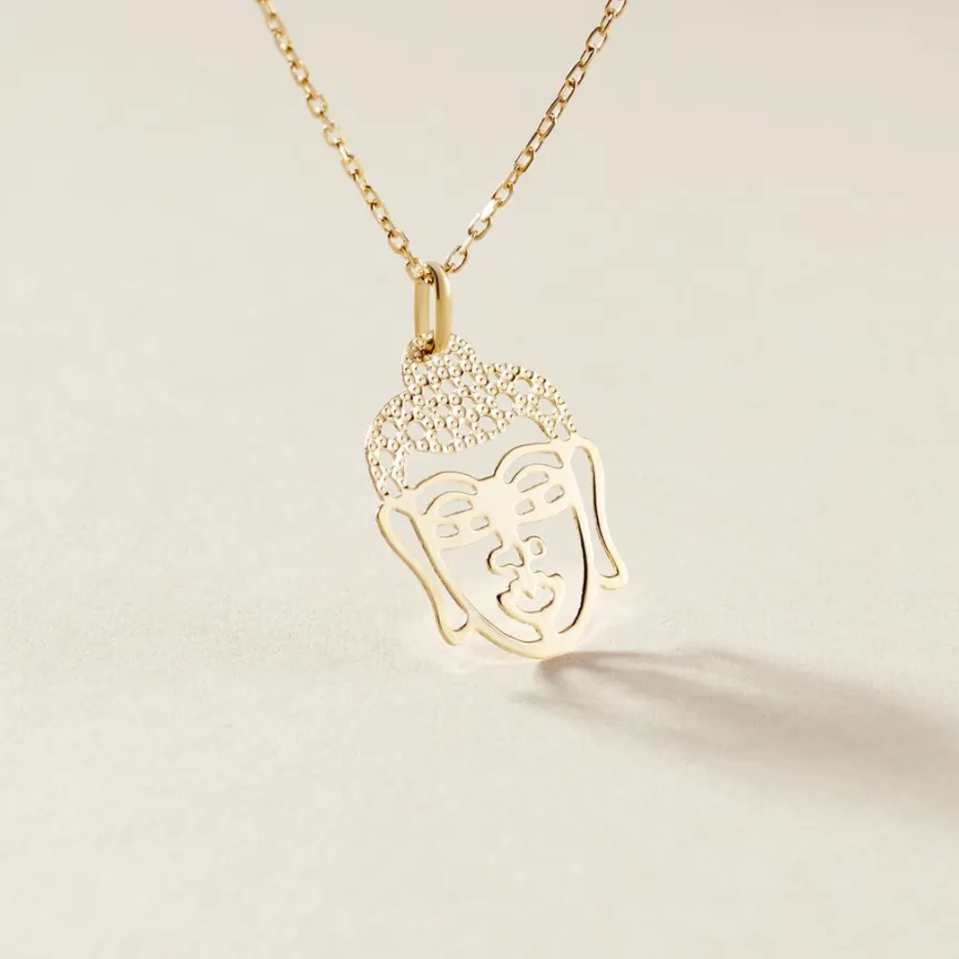 Pendentif Fazzia Bouddha Or Jaune-Histoire d'Or Best