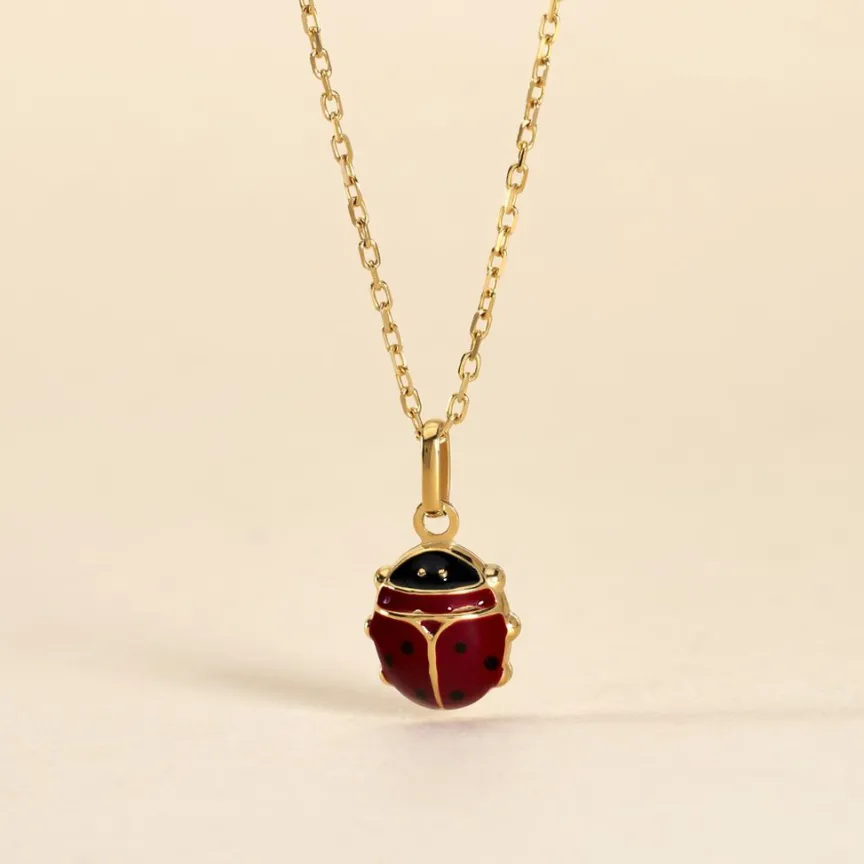 Pendentif Fedelina Coccinelle Or Jaune-Histoire d'Or Online