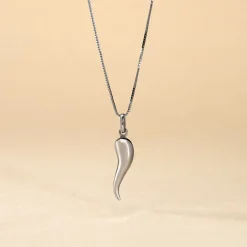 Histoire d'Or Pendentif Felicette Corne Abondance Or Blanc