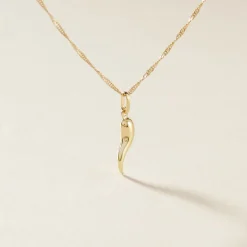 Histoire d'Or Pendentif Felicette Corne Abondance Or Jaune