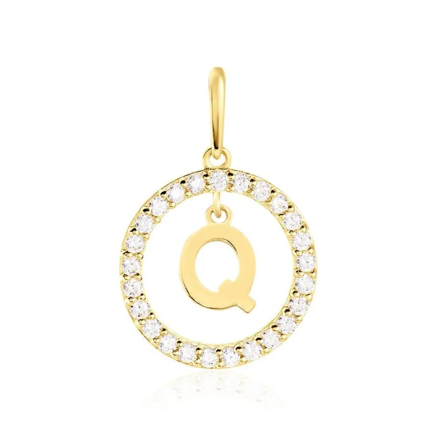 Pendentif Gabe Or Jaune Oxyde De Zirconium-Histoire d'Or Best