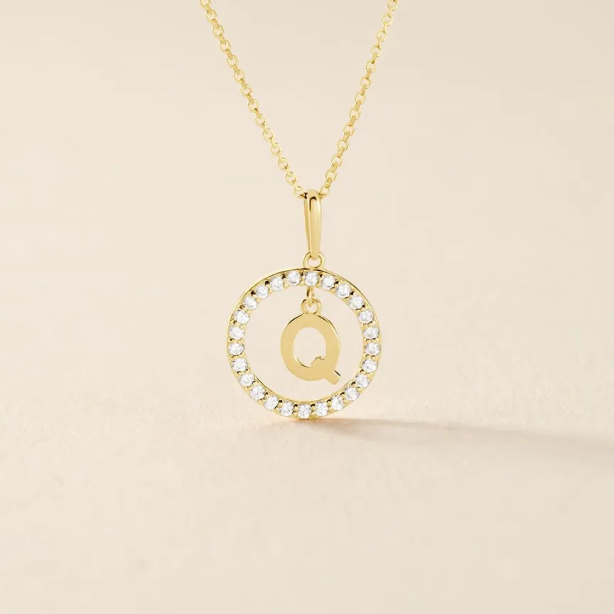 Pendentif Gabe Or Jaune Oxyde De Zirconium-Histoire d'Or Best