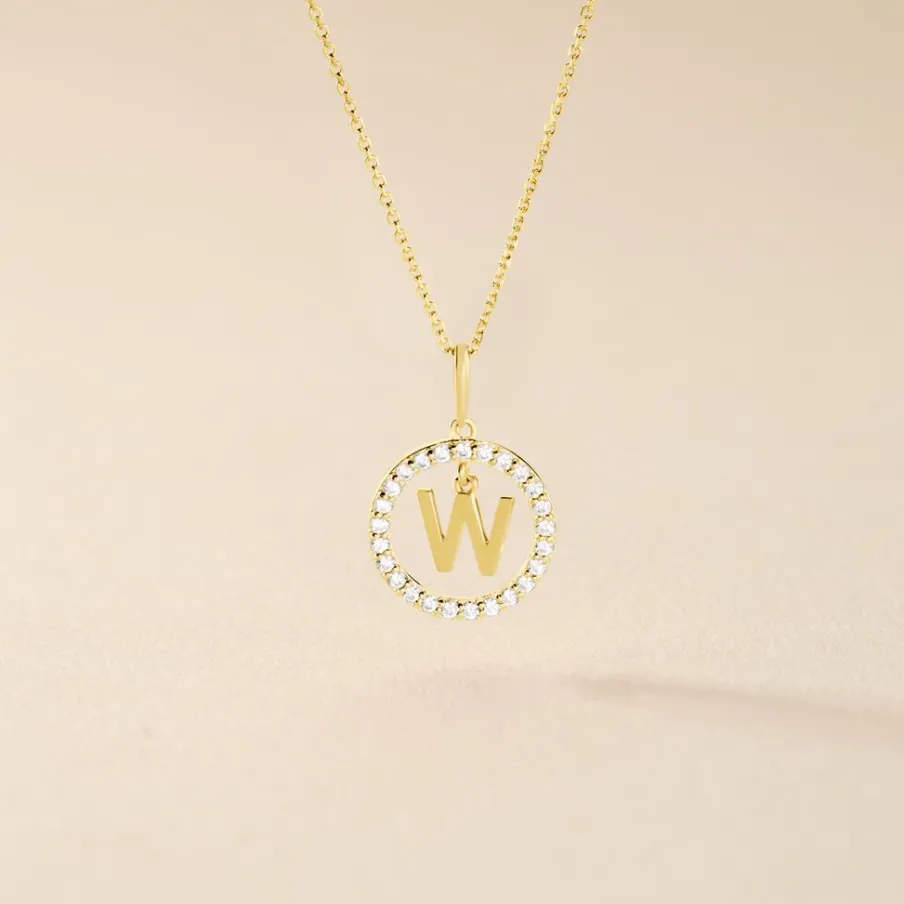 Histoire d'Or Pendentif Gabe Or Jaune Oxyde De Zirconium