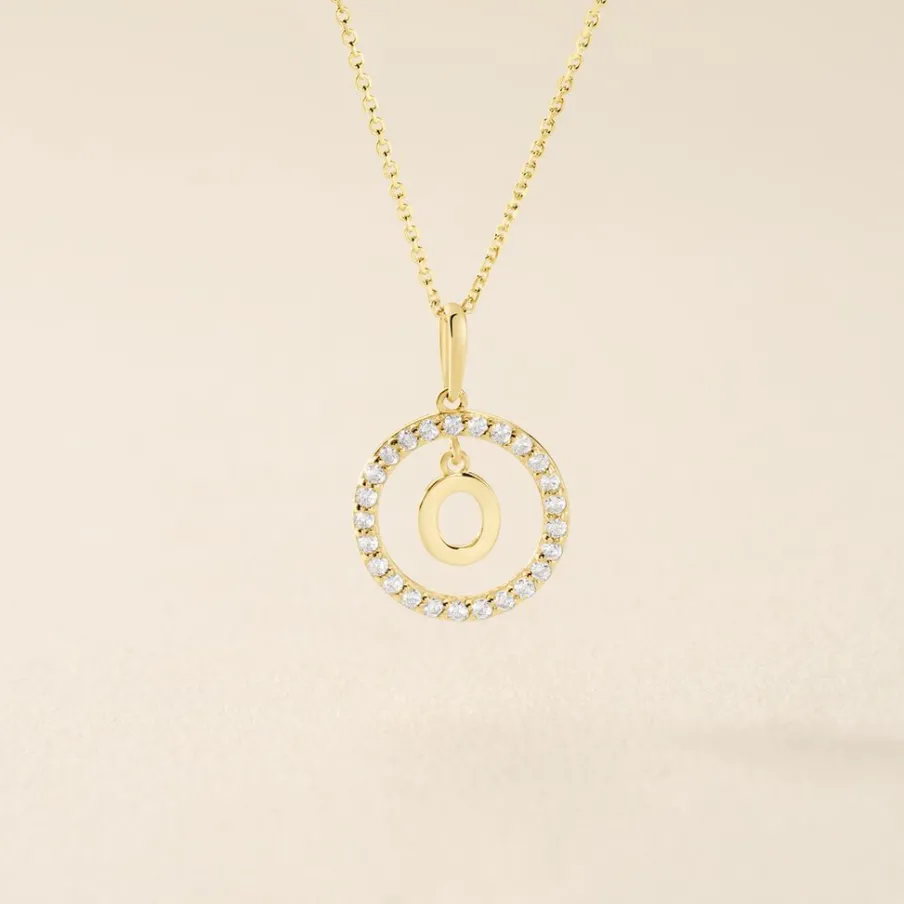 Histoire d'Or Pendentif Gabe Or Jaune Oxyde De Zirconium