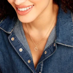 Histoire d'Or Pendentif Gabe Or Jaune Oxyde De Zirconium