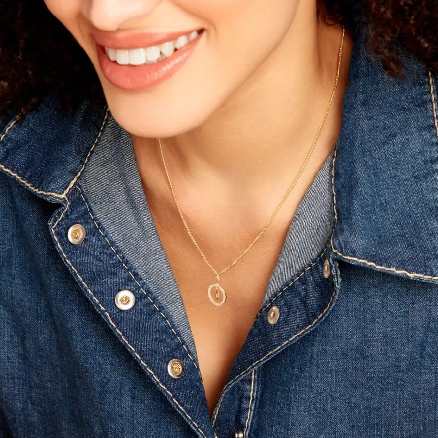 Histoire d'Or Pendentif Gabe Or Jaune Oxyde De Zirconium