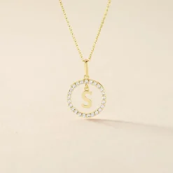 Pendentif Gabe Or Jaune Oxyde De Zirconium-Histoire d'Or Best