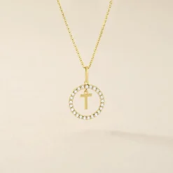 Histoire d'Or Pendentif Gabe Or Jaune Oxyde De Zirconium