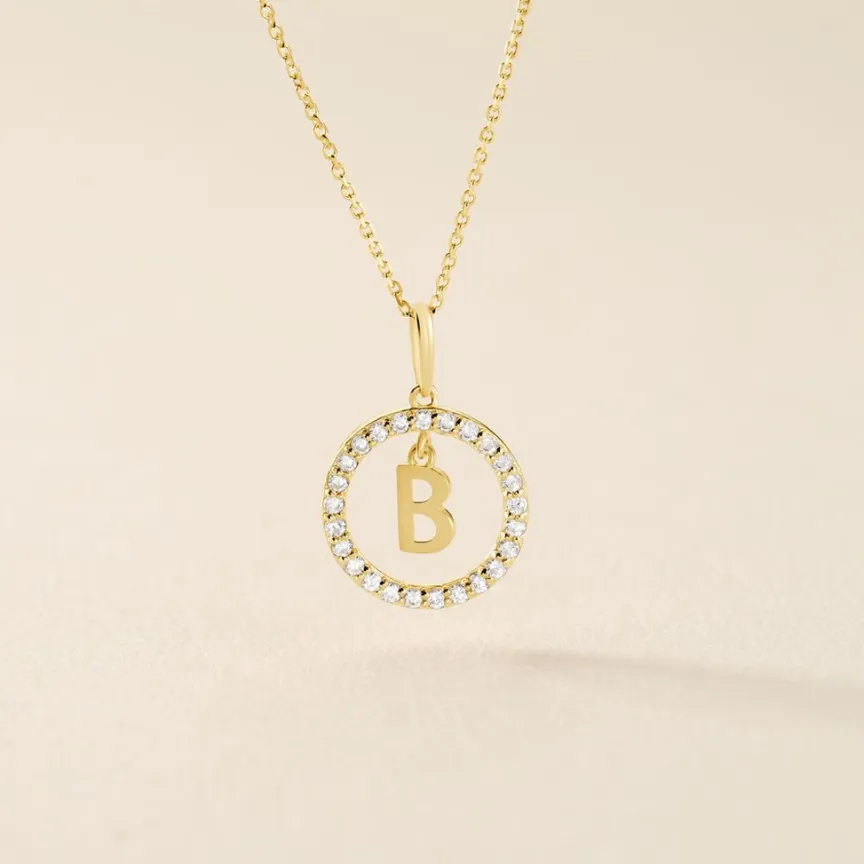 Pendentif Gabe Or Jaune Oxyde De Zirconium-Histoire d'Or Best