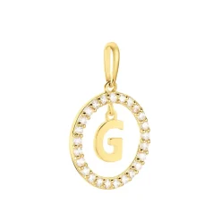 Histoire d'Or Pendentif Gabe Or Jaune Oxyde De Zirconium