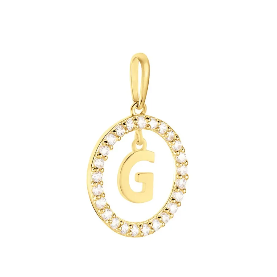 Histoire d'Or Pendentif Gabe Or Jaune Oxyde De Zirconium