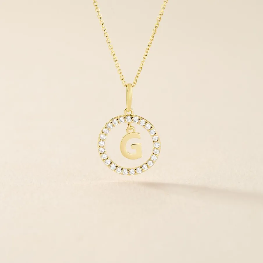 Histoire d'Or Pendentif Gabe Or Jaune Oxyde De Zirconium