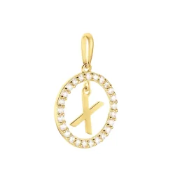 Pendentif Gabe Or Jaune Oxyde De Zirconium-Histoire d'Or Online