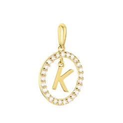 Pendentif Gabe Or Jaune Oxyde De Zirconium-Histoire d'Or