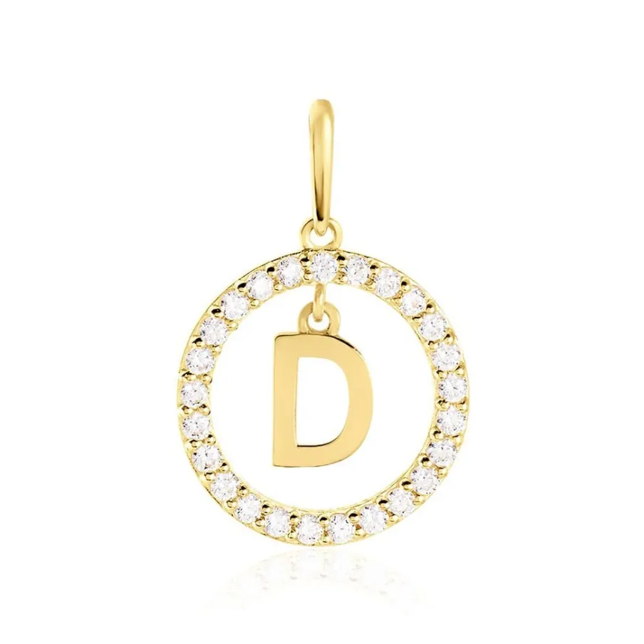 Histoire d'Or Pendentif Gabe Or Jaune Oxyde De Zirconium