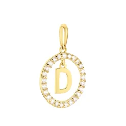 Histoire d'Or Pendentif Gabe Or Jaune Oxyde De Zirconium