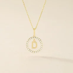 Histoire d'Or Pendentif Gabe Or Jaune Oxyde De Zirconium