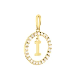 Histoire d'Or Pendentif Gabe Or Jaune Oxyde De Zirconium