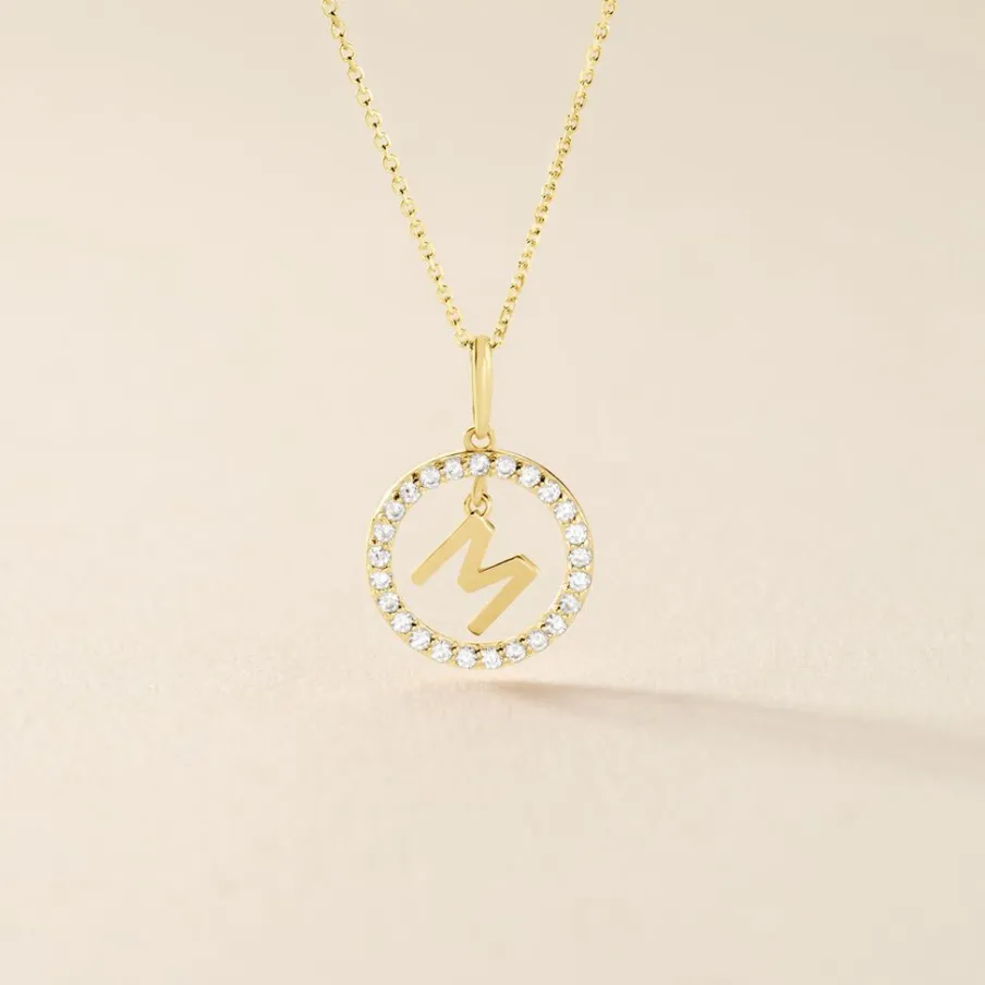 Histoire d'Or Pendentif Gabe Or Jaune Oxyde De Zirconium