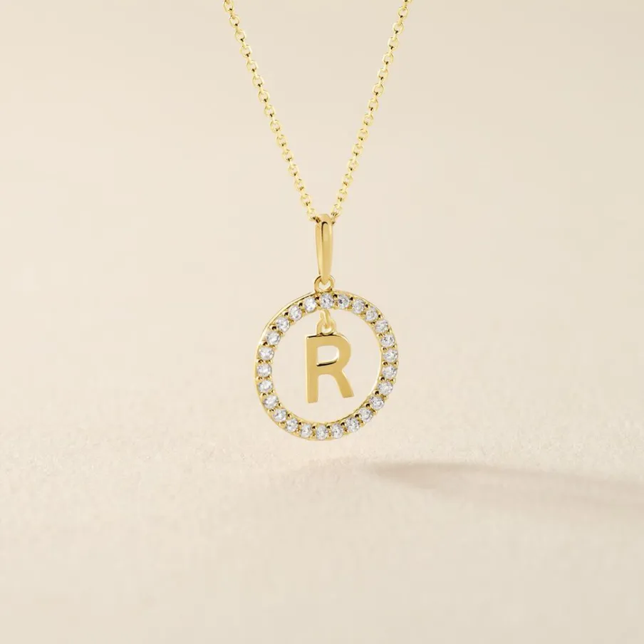 Histoire d'Or Pendentif Gabe Or Jaune Oxyde De Zirconium