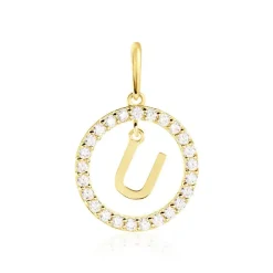 Histoire d'Or Pendentif Gabe Or Jaune Oxyde De Zirconium